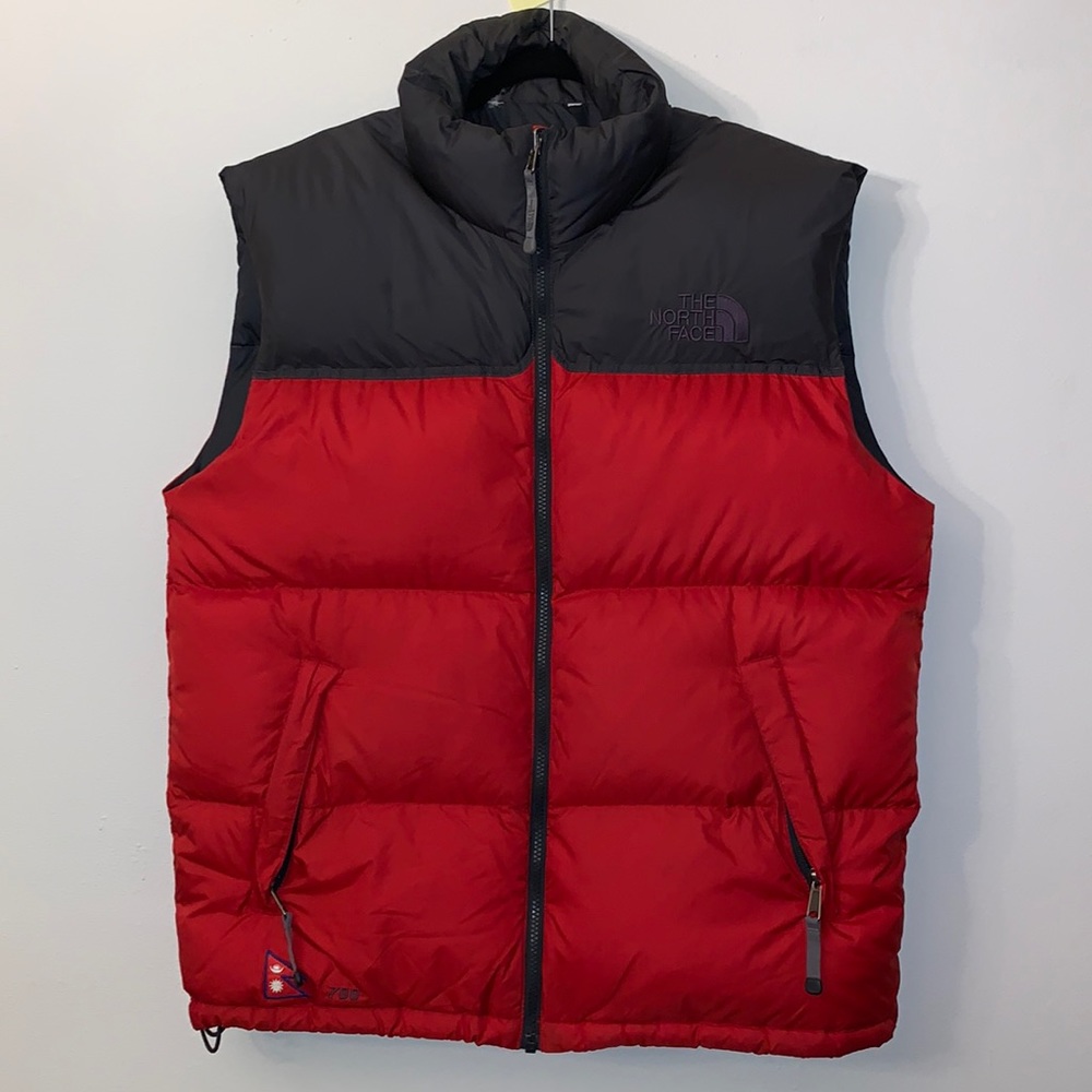 The North Face Reversible Nuptse 700 Vest - Size L